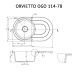 Мийка кухонна гранітна Perfelli ORVIETTO OGO 114-78 LIGHT BEIGE ( 00000010788 )
