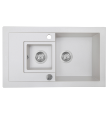 Мийка кухонна гранітна Perfelli PIERRA PGP 536-78 WHITE ( 00000010503 )