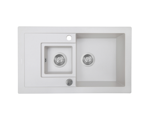 Мийка кухонна гранітна Perfelli PIERRA PGP 536-78 WHITE ( 00000010503 )