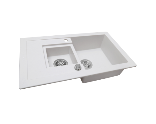 Мийка кухонна гранітна Perfelli PIERRA PGP 536-78 WHITE ( 00000010503 )