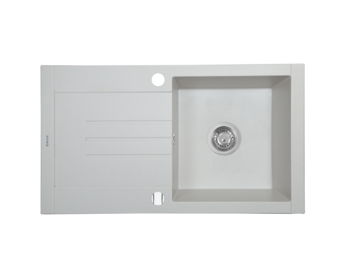Мийка кухонна гранітна Perfelli TINETTO PGT 114-76 WHITE ( 00000010425 )
