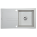 Мийка кухонна гранітна Perfelli TINETTO PGT 114-76 WHITE ( 00000010425 )