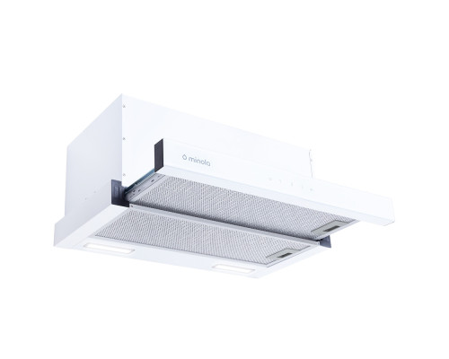 Витяжка телескопічна Minola HTLS 6935 WH 1300 LED ( УТ000001460 )