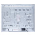 Поверхность газовая на металле Perfelli HGM 61624 WH