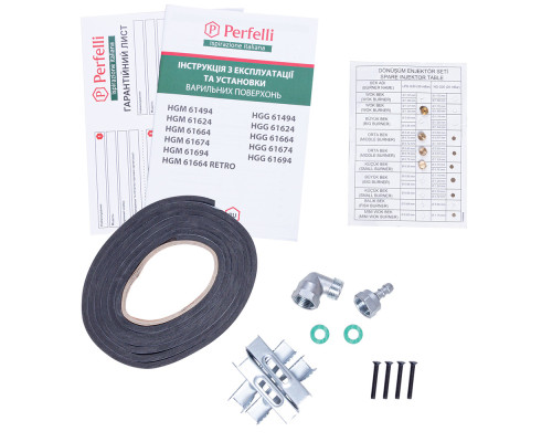 Поверхня газова на металі Perfelli HGM 61664 WH
