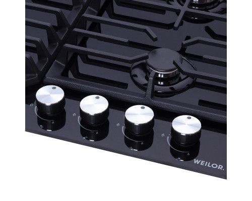 Поверхня газова на склі WEILOR GG 624 BL
