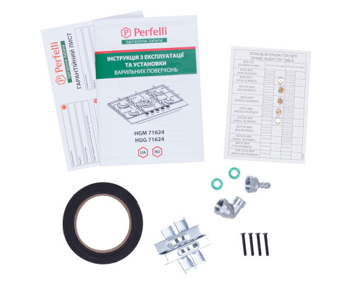 Поверхня газова на склі Perfelli HGG 71624 BL ( УТ000002167 )