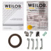 Поверхня газова на металі WEILOR GM W 644 WH ( УТ000002262 )