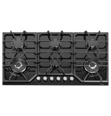 Поверхность газовая на стекле WEILOR GG W 904 BL