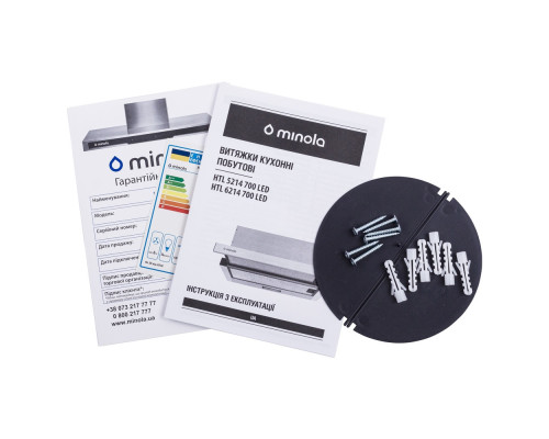 Витяжка телескопічна Minola HTL 5214 WH 700 LED