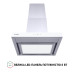 Витяжка декоративна Т-подібна Perfelli TS 6635 I/WH 1000 LED ( УТ000002475 )