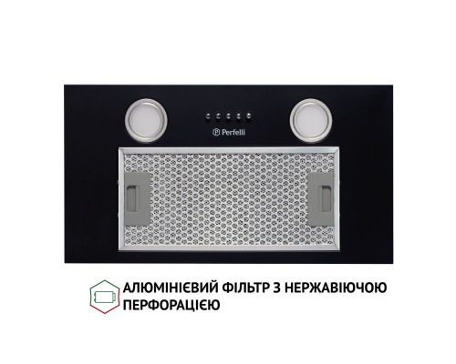 Витяжка повновбудована Perfelli BI 5652 BL 1000 LED