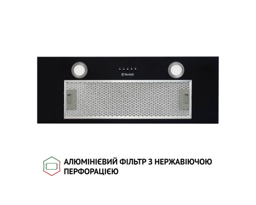 Витяжка повновбудована Perfelli BI 7652 BL 1000 LED
