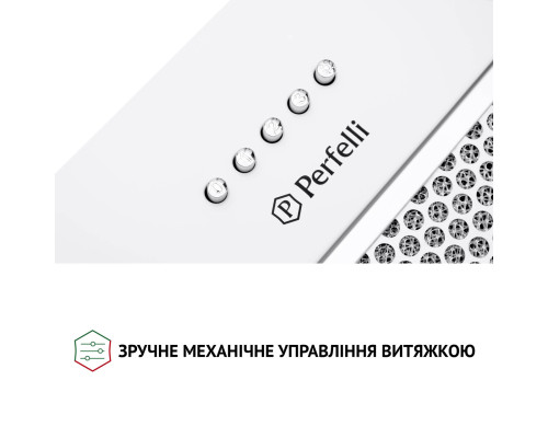 Витяжка повновбудована Perfelli BI 7652 WH 1000 LED ( УТ000002446 )