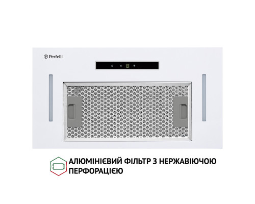 Витяжка повновбудована Perfelli BIS 5653 WH 1000 LED ( УТ000002456 )