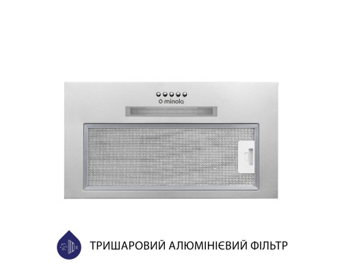 Витяжка повновбудована Minola HBI 5323 I 800 LED ( УТ000002970 )