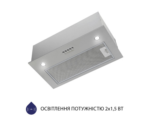 Витяжка повновбудована Minola HBI 5327 GR 800 LED ( УТ000002956 )