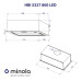 Витяжка повновбудована Minola HBI 5327 GR 800 LED ( УТ000002956 )