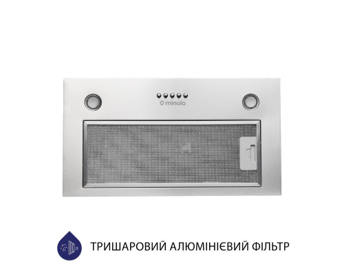 Витяжка повновбудована Minola HBI 5327 I 800 LED ( УТ000002954 )