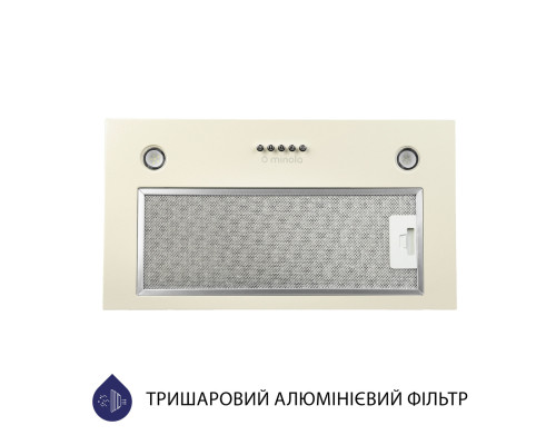 Витяжка повновбудована Minola HBI 5327 IV 800 LED ( УТ000002952 )