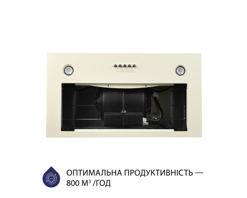 Витяжка повновбудована Minola HBI 5327 IV 800 LED ( УТ000002952 )