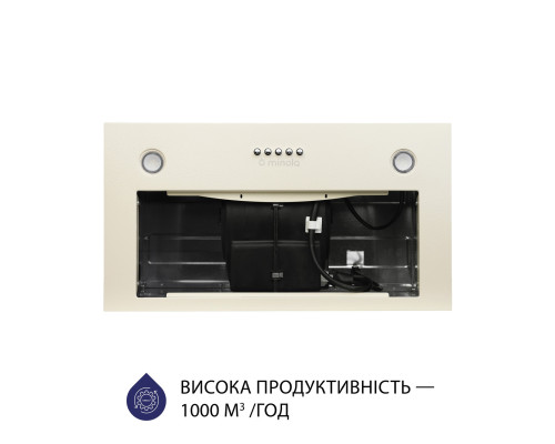 Витяжка повновбудована Minola HBI 5627 IV 1000 LED ( УТ000002957 )