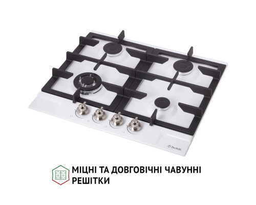 Варильна поверхня на металі Perfelli HGM 61637 WH RETRO ( УТ000002817 )