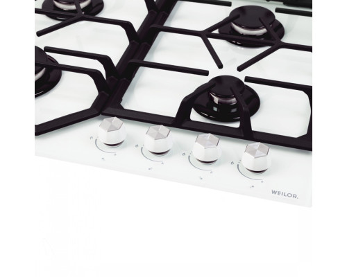 Поверхня газова на склі WEILOR GG 604 WH