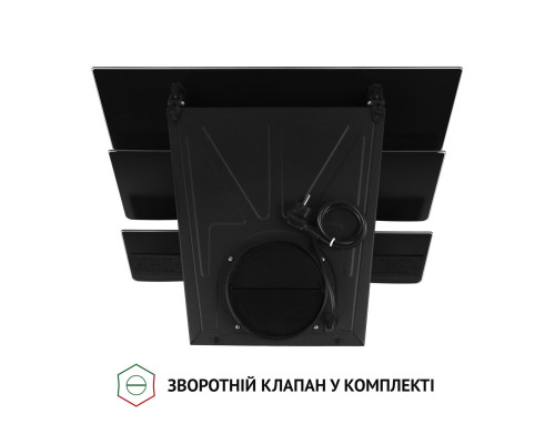 Витяжка декоративна похила Perfelli DNS 6482 D 850 BL LED ( УТ000003008 )