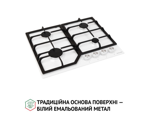 Поверхня газова на металі Perfelli HGM 61424 WH ( УТ000003049 )