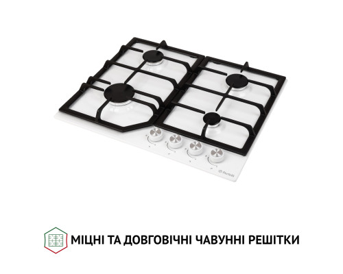 Поверхня газова на металі Perfelli HGM 61424 WH ( УТ000003049 )