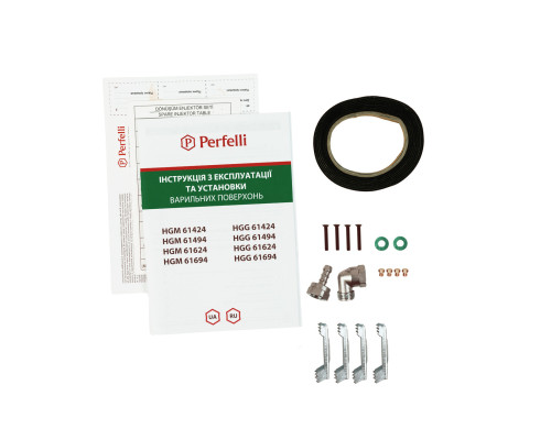 Поверхня газова на металі Perfelli HGM 61424 WH ( УТ000003049 )