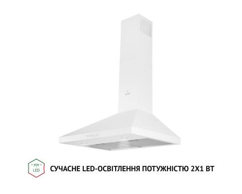 Витяжка купольна Perfelli K 6402 WH 850 LED ( УТ000003001 )