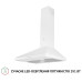 Витяжка купольна Perfelli K 6402 WH 850 LED ( УТ000003001 )