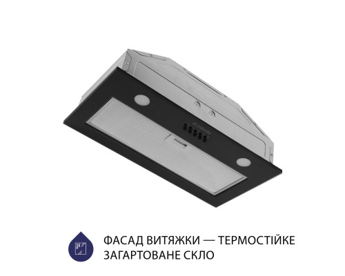 Витяжка повновбудована Minola HBI 52621 BL GLASS 700 LED ( УТ000003091 )