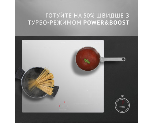 Поверхность индукционная Perfelli HI 674 WH