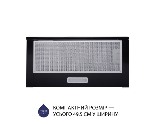Витяжка телескопічна Minola HTL 5714 BL 1100 LED ( УТ000003035 )