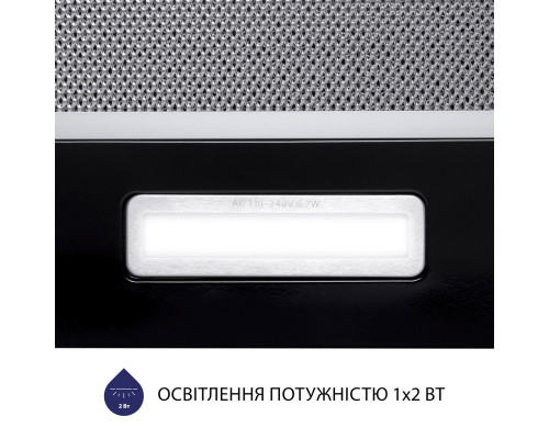 Витяжка телескопічна Minola HTLS 6234 BL 700 LED GLASS ( УТ000003036 )