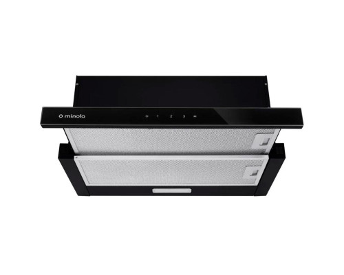 Витяжка телескопічна Minola HTLS 6734 BL 1100 LED GLASS ( УТ000003037 )