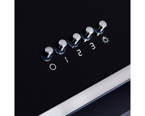 Витяжка декоративна похила Minola HDN 5232 BL/INOX 700 LED ( УТ000001805 )