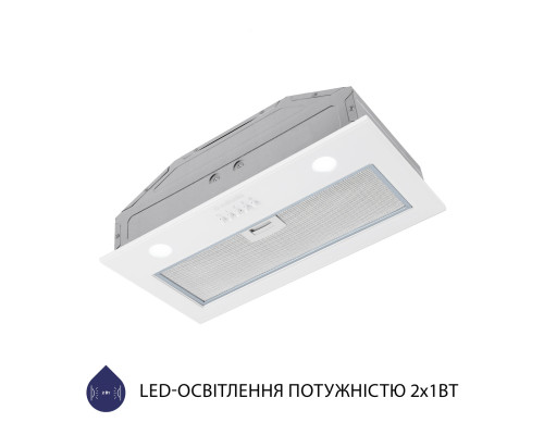 Витяжка повновбудована Minola HBI 52621 WH GLASS 700 LED
