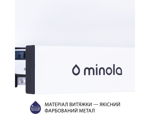 Витяжка телескопічна Minola HTL 6614 WH 1000 LED ( УТ000000895 )