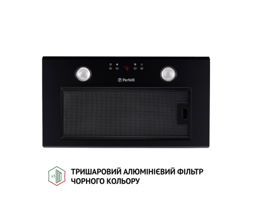 Витяжка повновбудована Perfelli BIET R 5854 BL 1200 LED ( УТ000003021 )