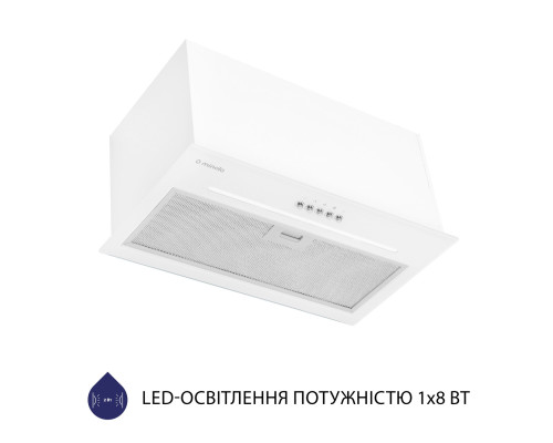 Витяжка повновбудована Minola HBI 5664 WH GLASS 1000 LED Line ( УТ000003032 )