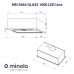 Витяжка повновбудована Minola HBI 5664 WH GLASS 1000 LED Line ( УТ000003032 )