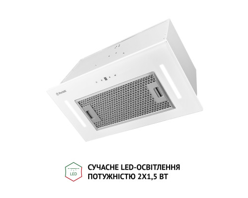 Витяжка повновбудована Perfelli BIS 5884 WH 1200 LED ( УТ000003216 )