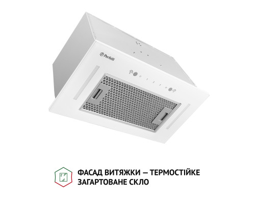 Витяжка повновбудована Perfelli BIS 58844 WH 1200 LED ( УТ000003218 )