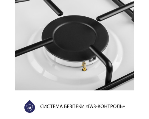 Поверхня газова на металі Minola MGM 61404 WH ( УТ000003070 )