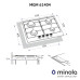 Поверхня газова на металі Minola MGM 61404 WH ( УТ000003070 )