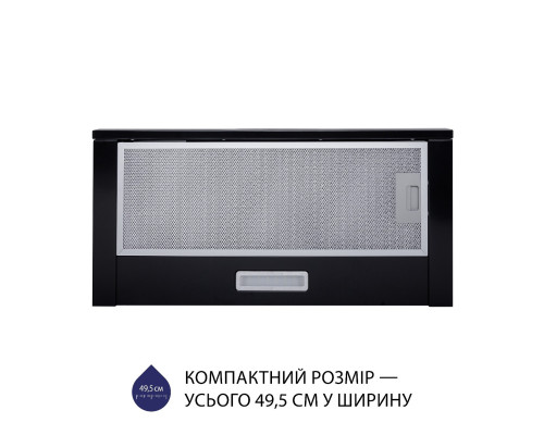 Витяжка телескопічна Minola HTL 5214 BL 700 LED ( УТ000002328 )